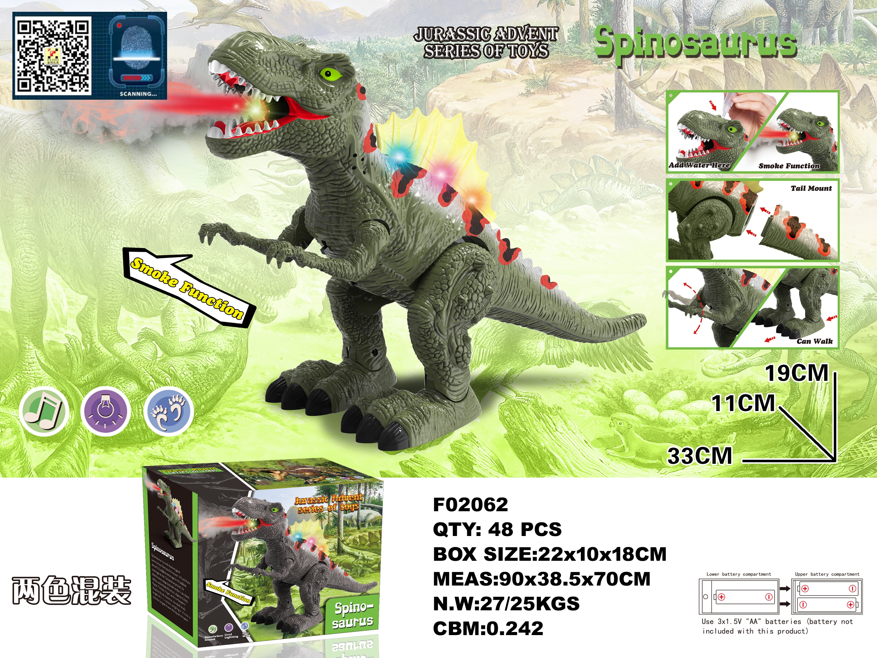 Electric Spray Tyrannosaurus Rex details Picture