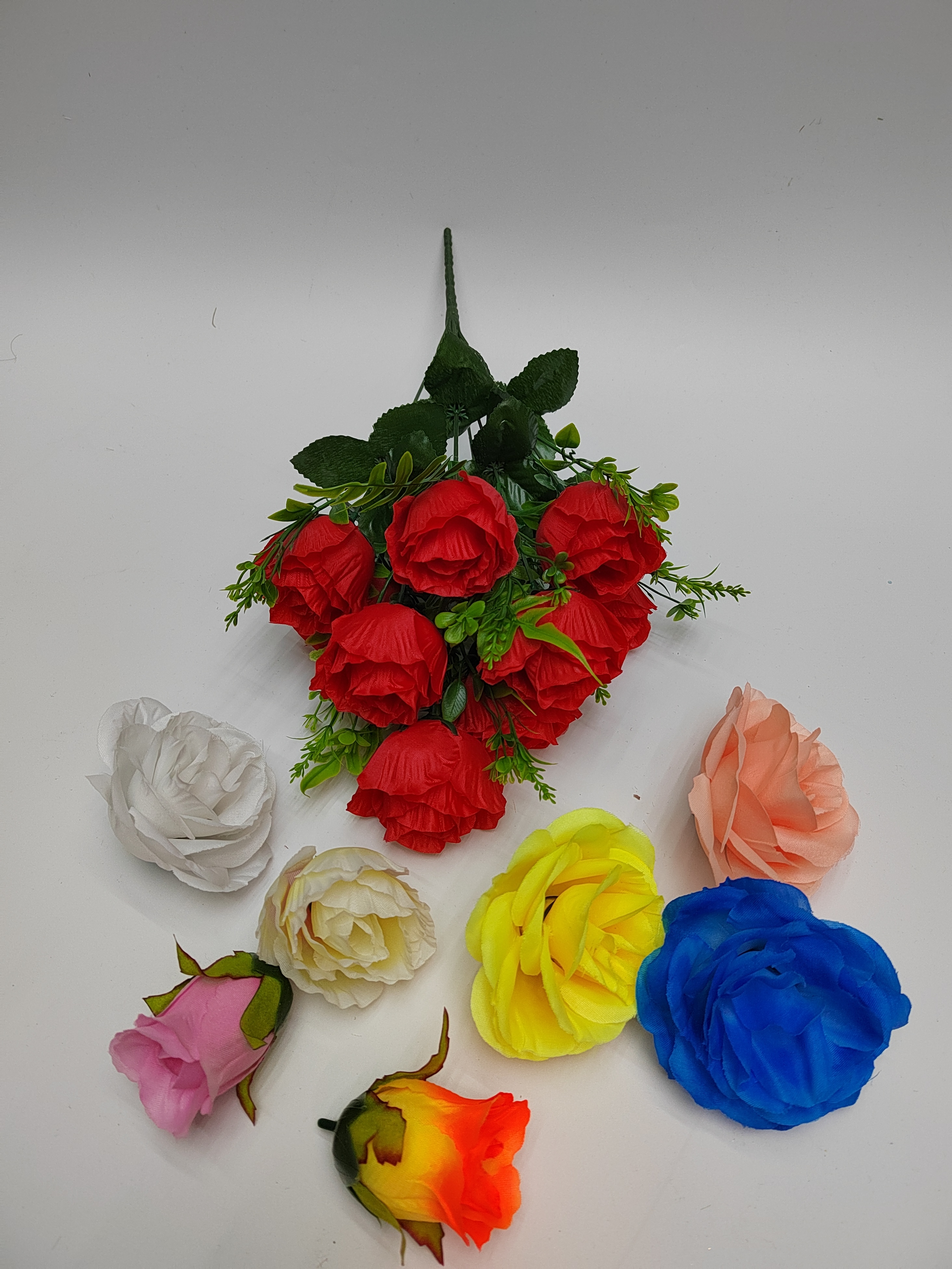 剑伟仿真植物104039 仿真植物仿真花仿真玫瑰仿真水草把束插花38详情4