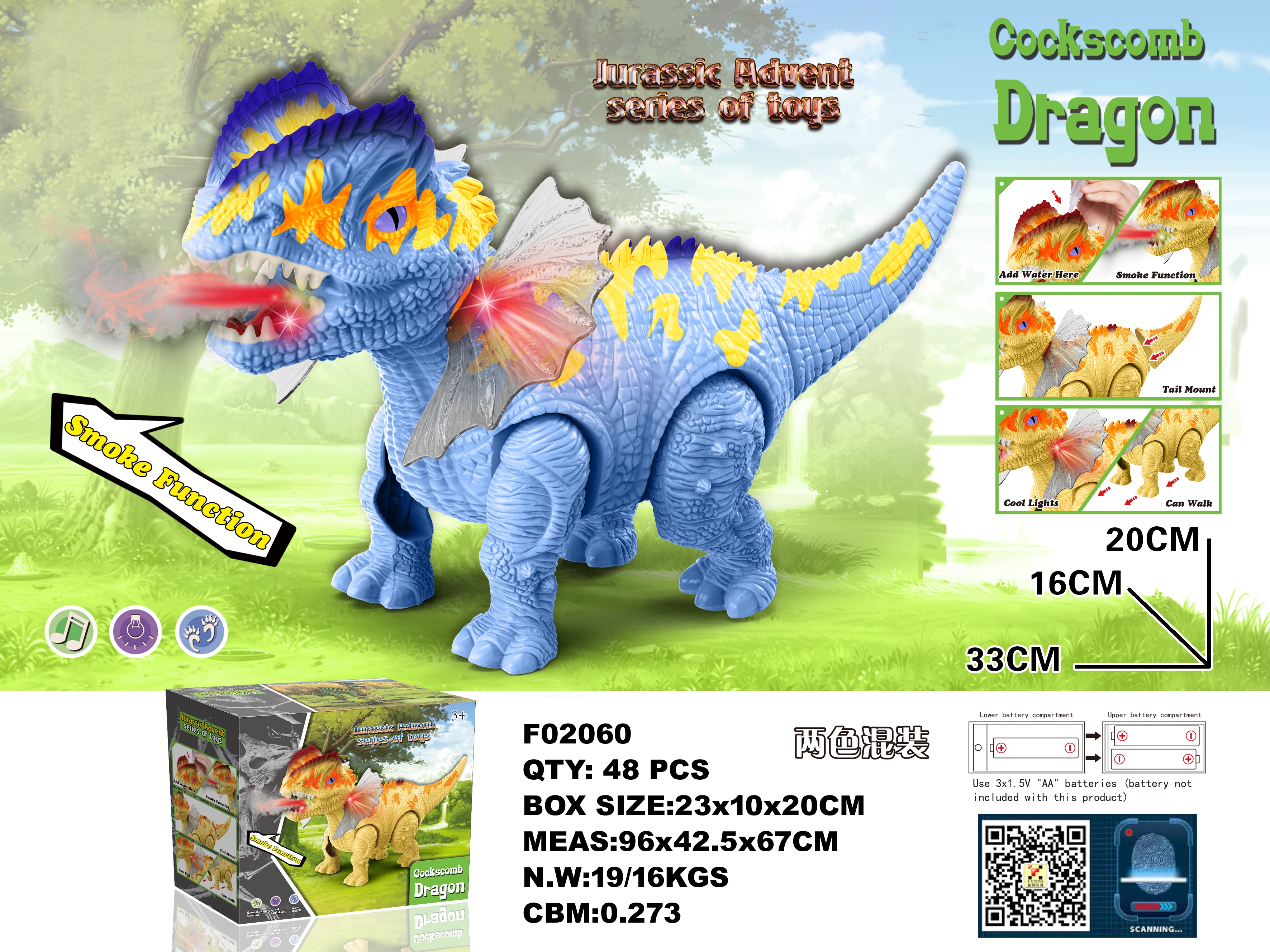 Electric Spray Double Crown Dragon details Picture