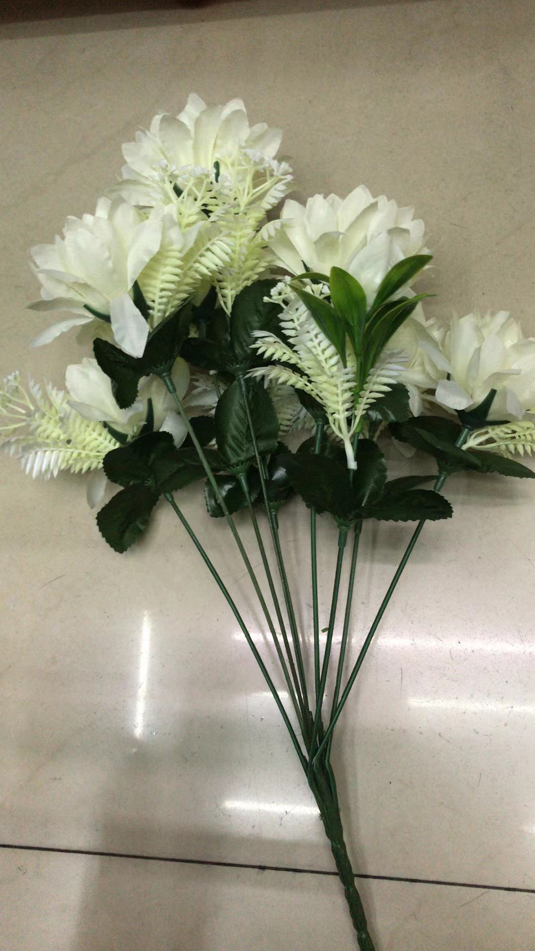 剑伟仿真植物104039 仿真植物仿真花仿真玫瑰仿真水草把束插花38详情3