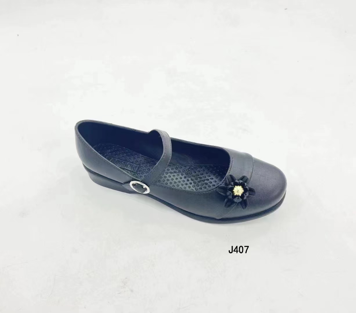 New foreign trade student shoes spring/summer little black shoes Lady Guangzhou women's shoes craft shoes butterfly rhinester shoes