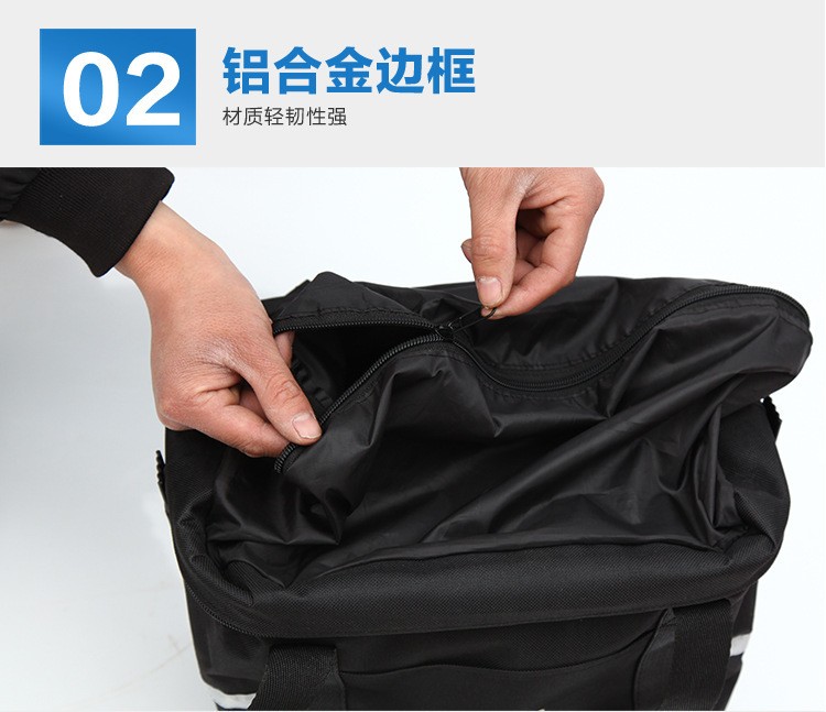 221001车筐山地车铝合金车筐 自行车筐 快拆前车筐 布车前包 可折叠车篮折叠车车筐 自行车前篮详情16