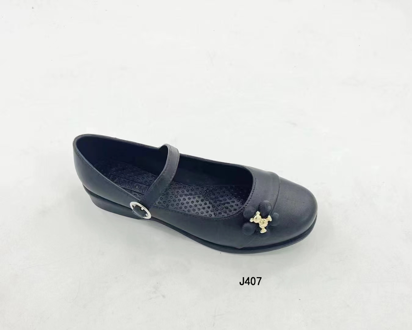 New foreign trade student shoes spring/summer little black shoes Lady Guangzhou women's shoes craft shoes butterfly rhinester shoes single shoes