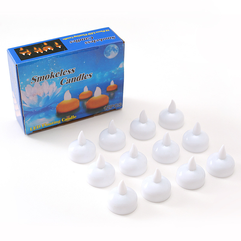 Floating candle led waterproof candle light