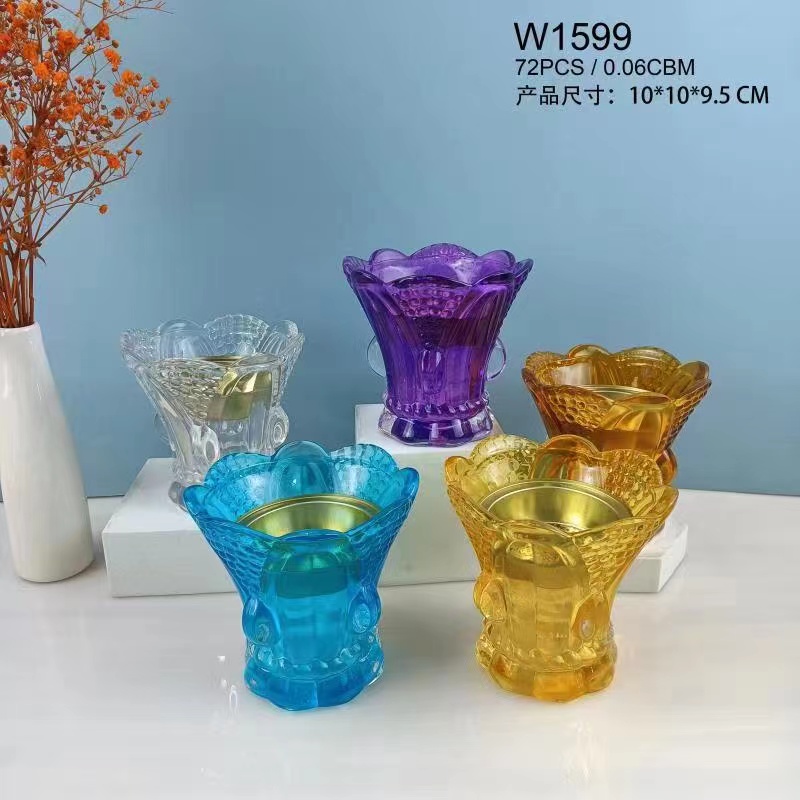 New seven-color crystal incense burner Muslim Ramadan charcoal stove gifts and crafts w1600 thumbnail