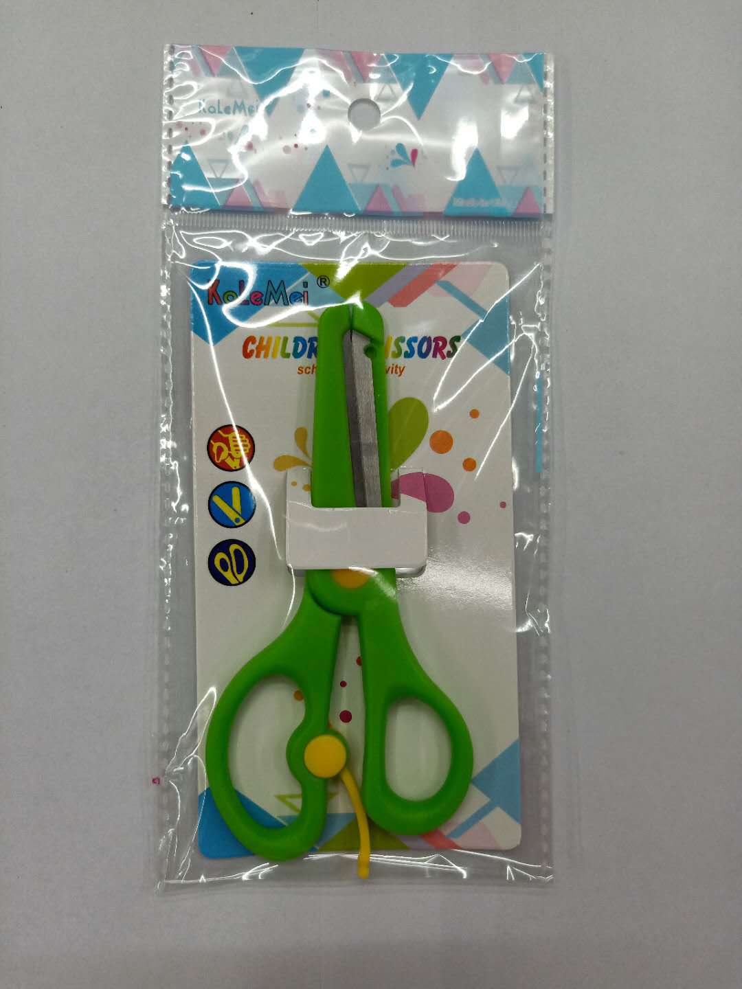 Child safe handmade plastic scissors