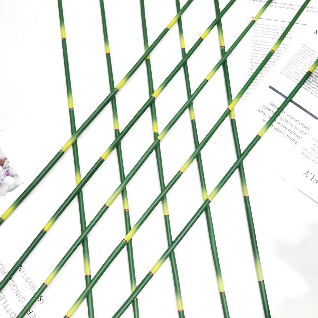Liou 1 Meter Small Bamboo Strip Foreign Trade Export Glue Bamboo Strip Cross-Border Simulation Bamboo Strip Artificial Small Bamboo Special Treatment Specification drawing