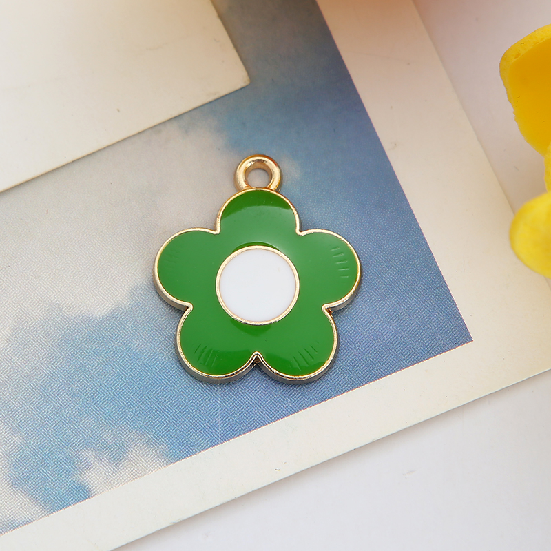 DIY jewelry accessories: K gold oil-dripping alloy small pendant, frellia Specification image