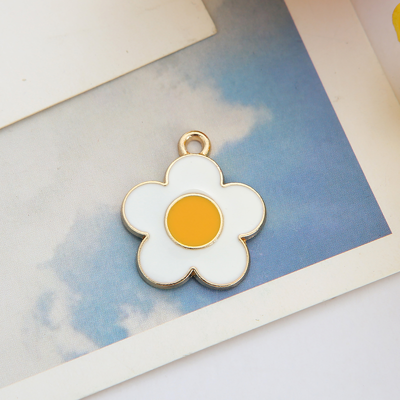 DIY jewelry accessories: K gold oil-dripping alloy small pendant, frellia pic 6