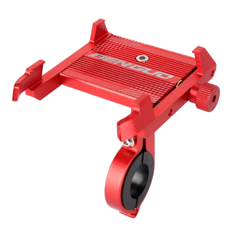 089 Mobile phone stand, aluminum mobile phone stand, bicycle aluminum alloy mobile phone stand, navigation electric bike, motorcycle, bicycle fixed stand, mobile phone clamp seat Application Scenario