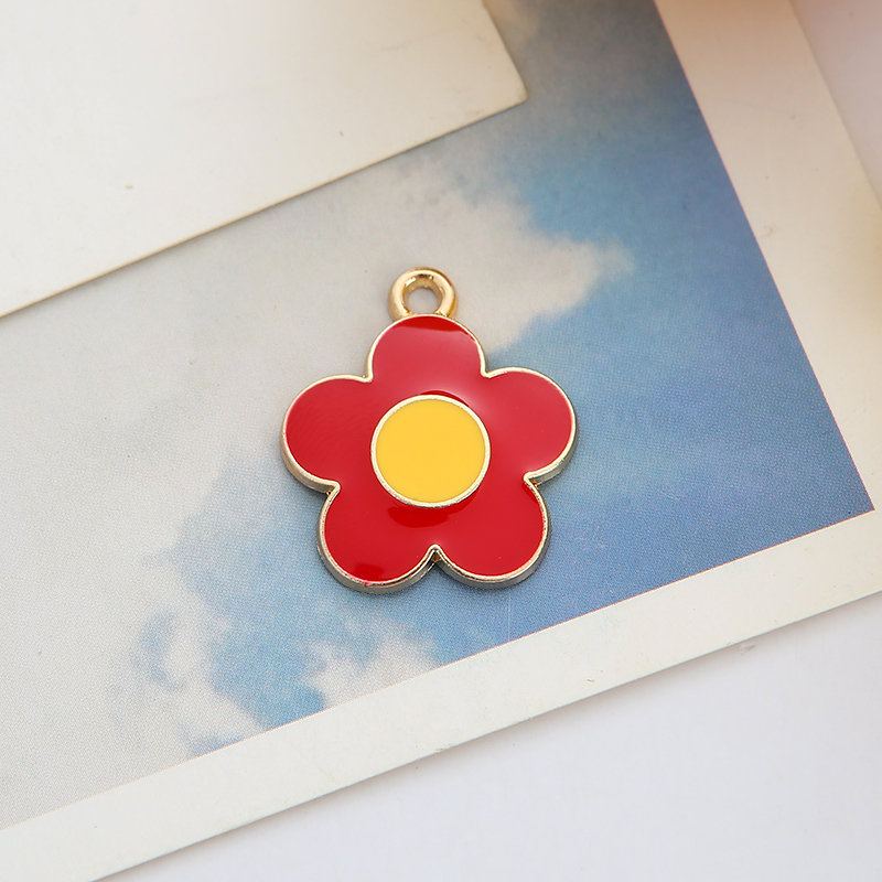 DIY jewelry accessories: K gold oil-dripping alloy small pendant, frellia pic 7