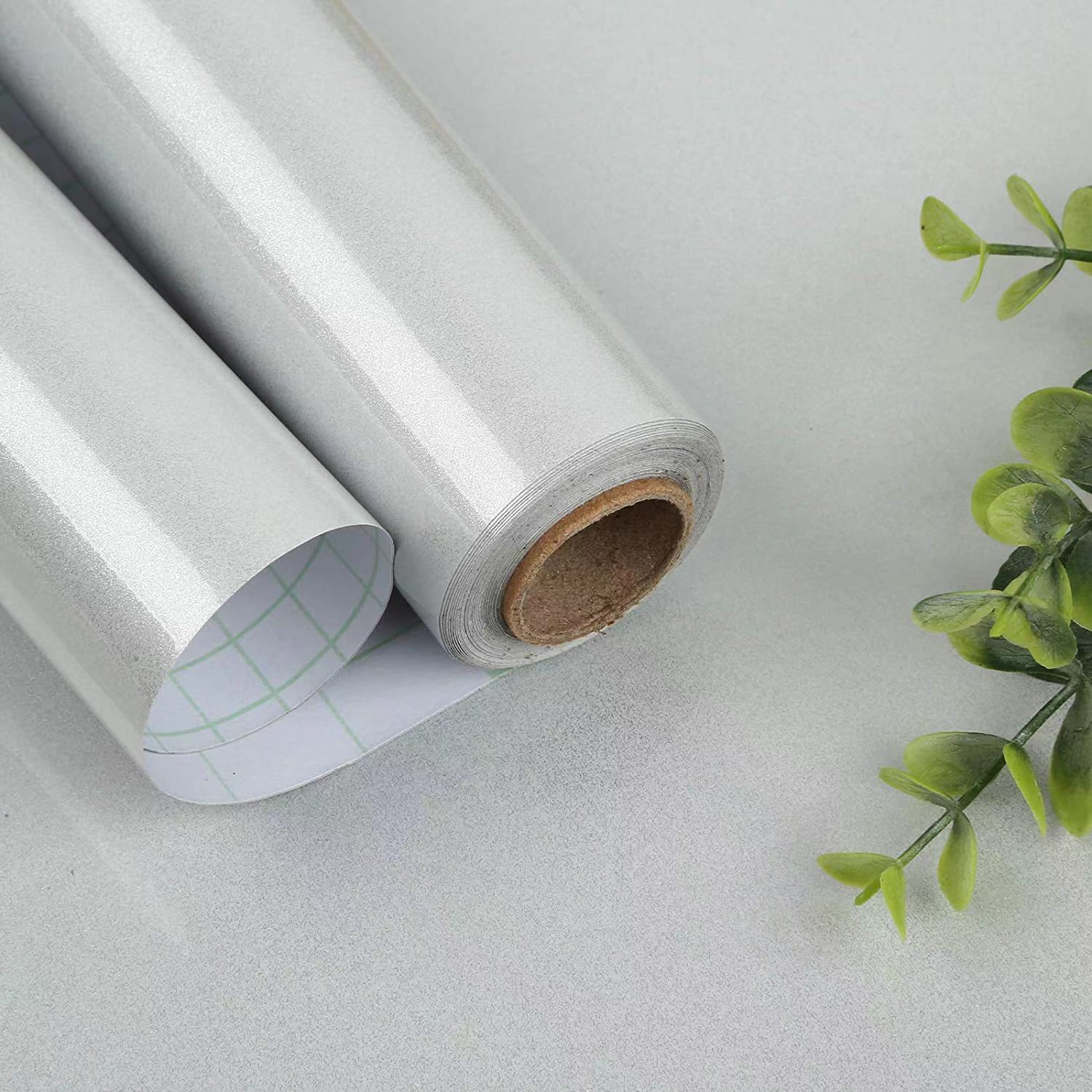 加厚纯色闪点 厨房防油贴纸 自粘墙面翻新墙纸 家具翻新墙贴 防水防潮防污 40CM*2M详情4