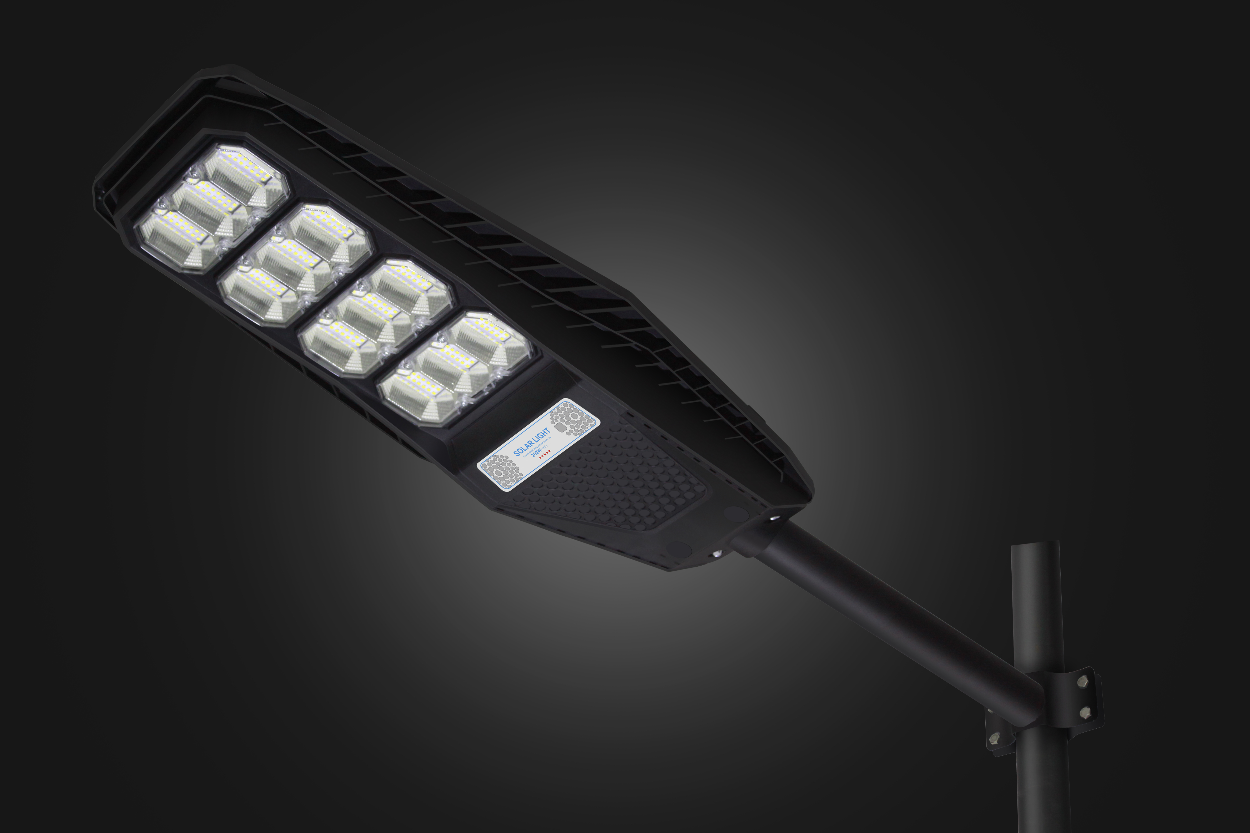 Leader - Courtyard Integrated Solar Street Lamp Radar Sensing Remote Control Light Control 100W/200W/300W pic 2
