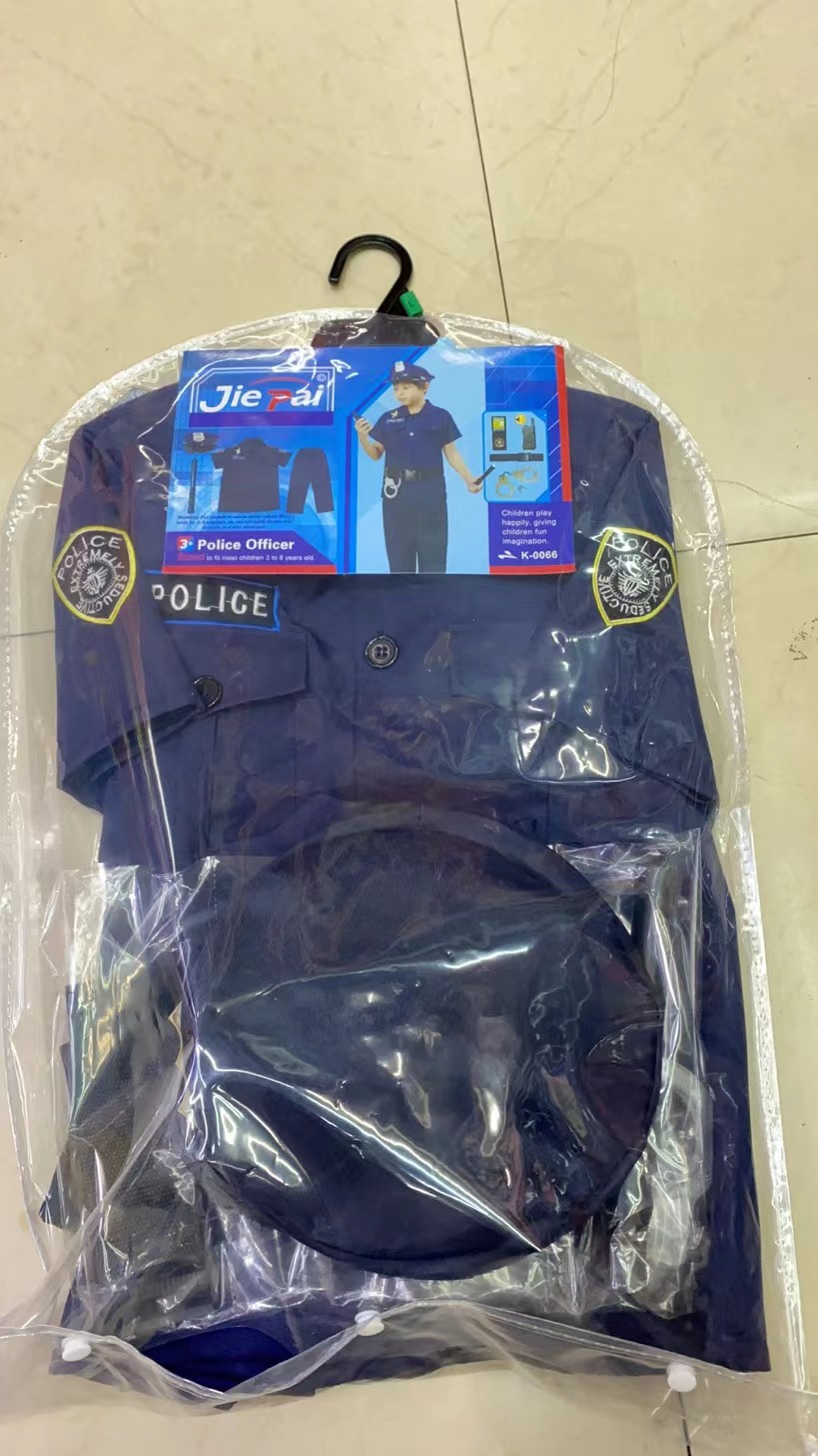 Children's performance costumes, children's clothing, cospl children's performance costumes, police uniforms, children's police uniforms