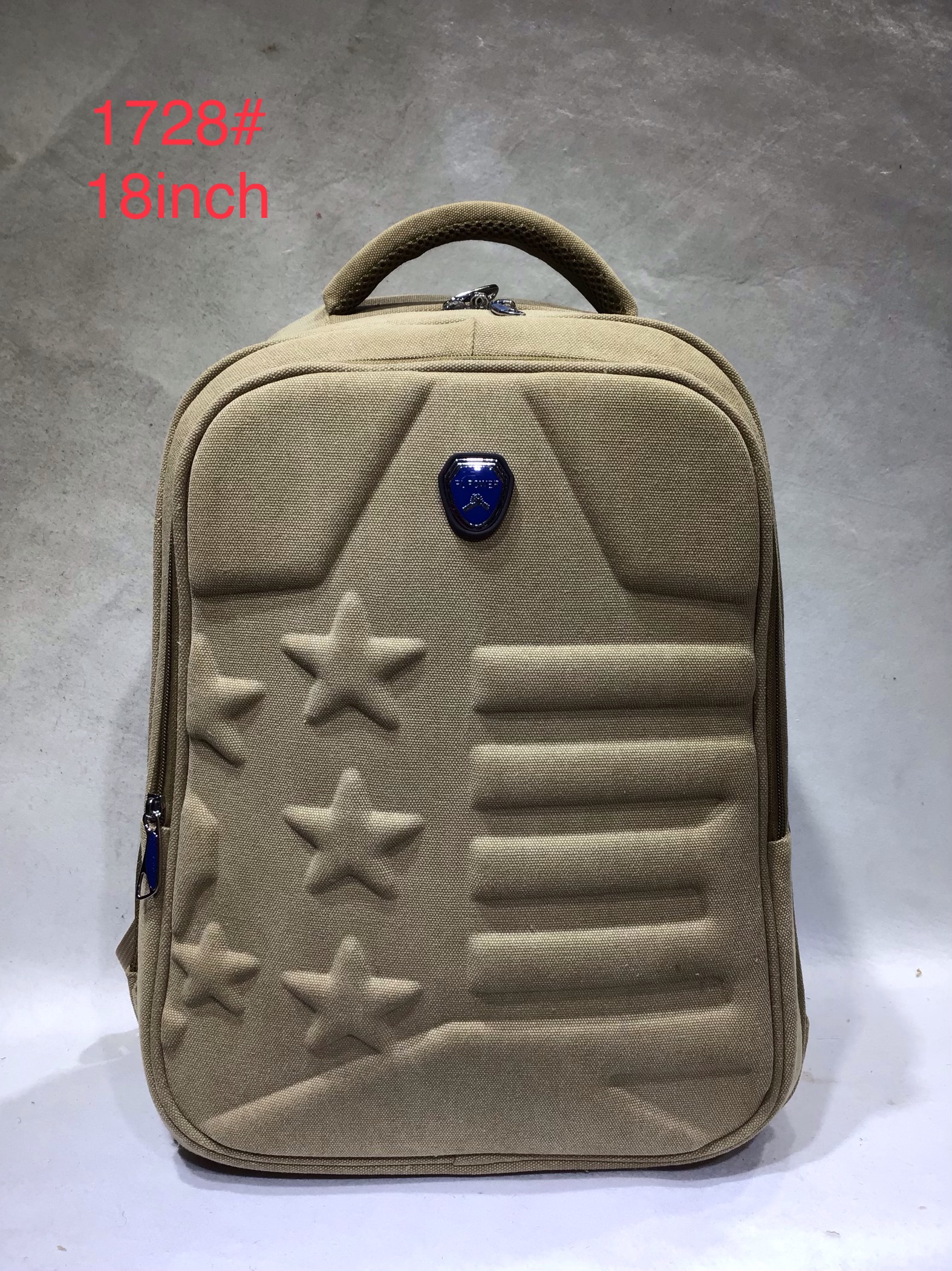 男女学生通用硬壳帆布电脑双肩背包商务硬壳双肩背包详情1