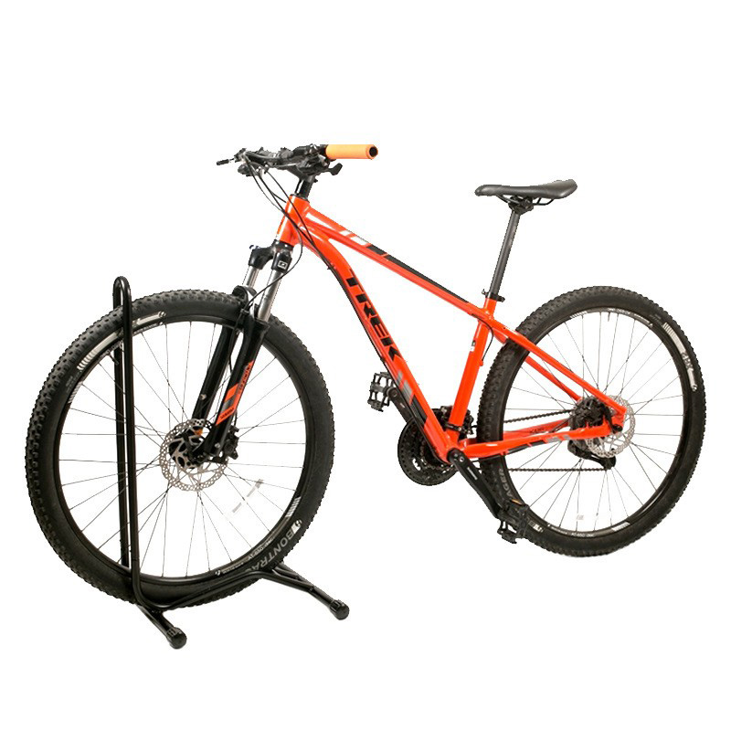 HS-T013B mountain bike L-shaped parking rack display rack, road bike insertion maintenance rack, bicycle parking rack details Picture
