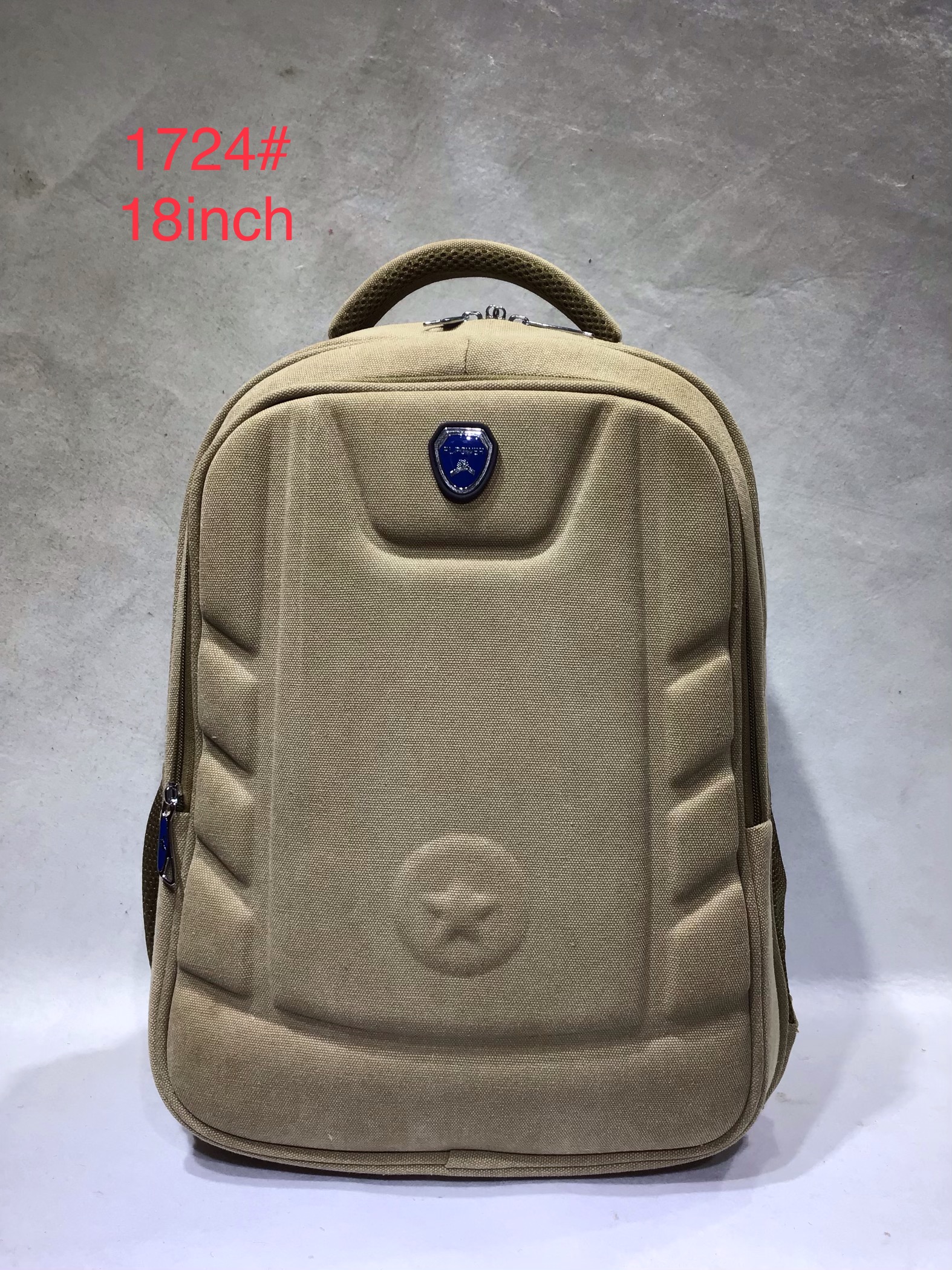 男女学生通用硬壳帆布电脑双肩背包商务硬壳双肩背包详情5