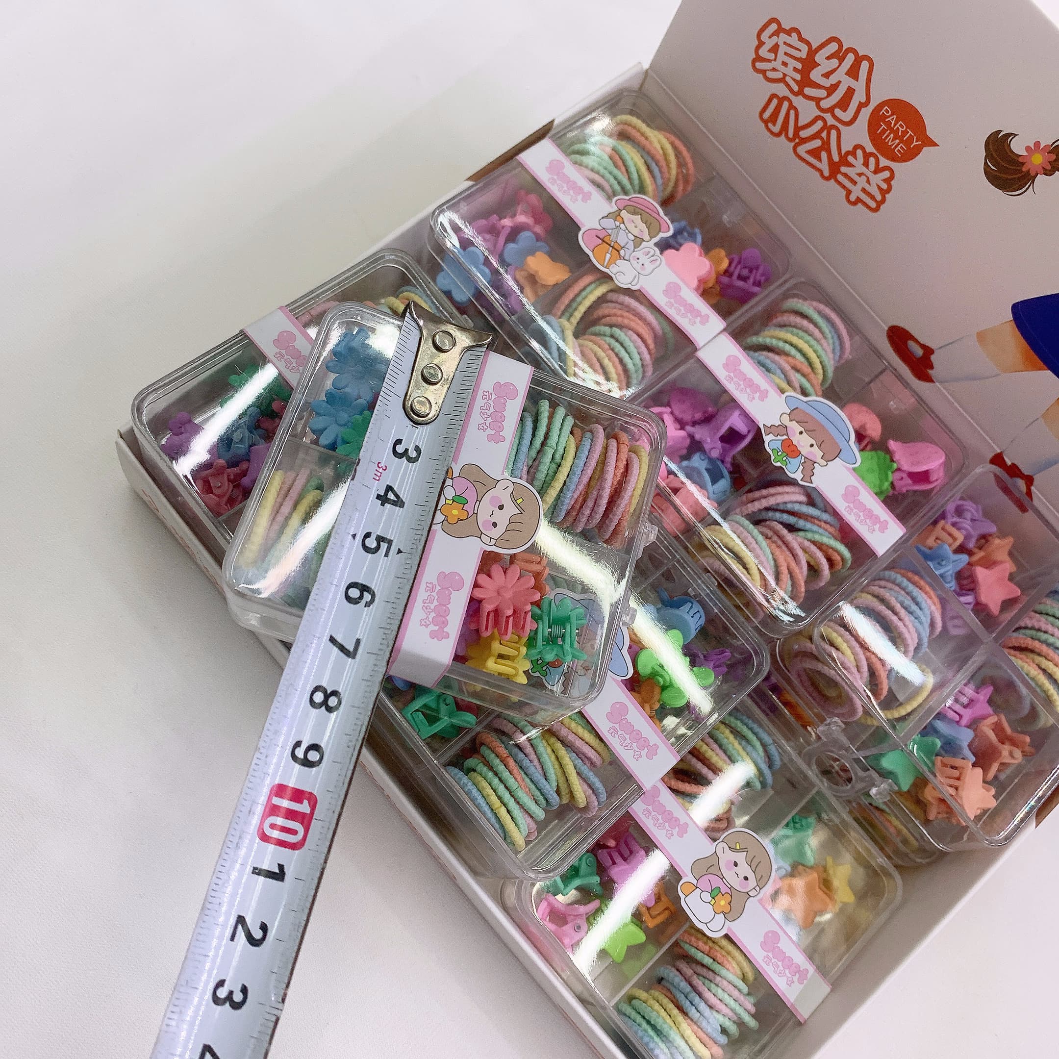 爆款热销儿童高颜值不伤发小皮筋可爱高弹力超耐用头绳宝宝卡通小米夹皮筋头绳儿童橡皮筋女童迷你发卡抓夹刘海碎发夹厂家直销批发详情5