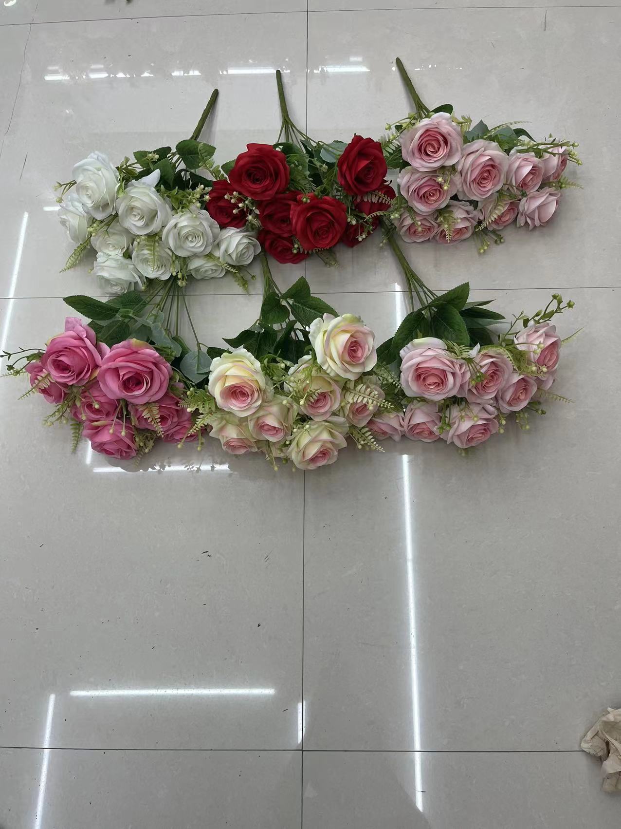 Mingjun Flower Shop 104016B Artificial Flower Bouquets, artificial plants, Artificial green plants, flower arrangements, Decorative Silk flowers, Plastic Flowers 19
