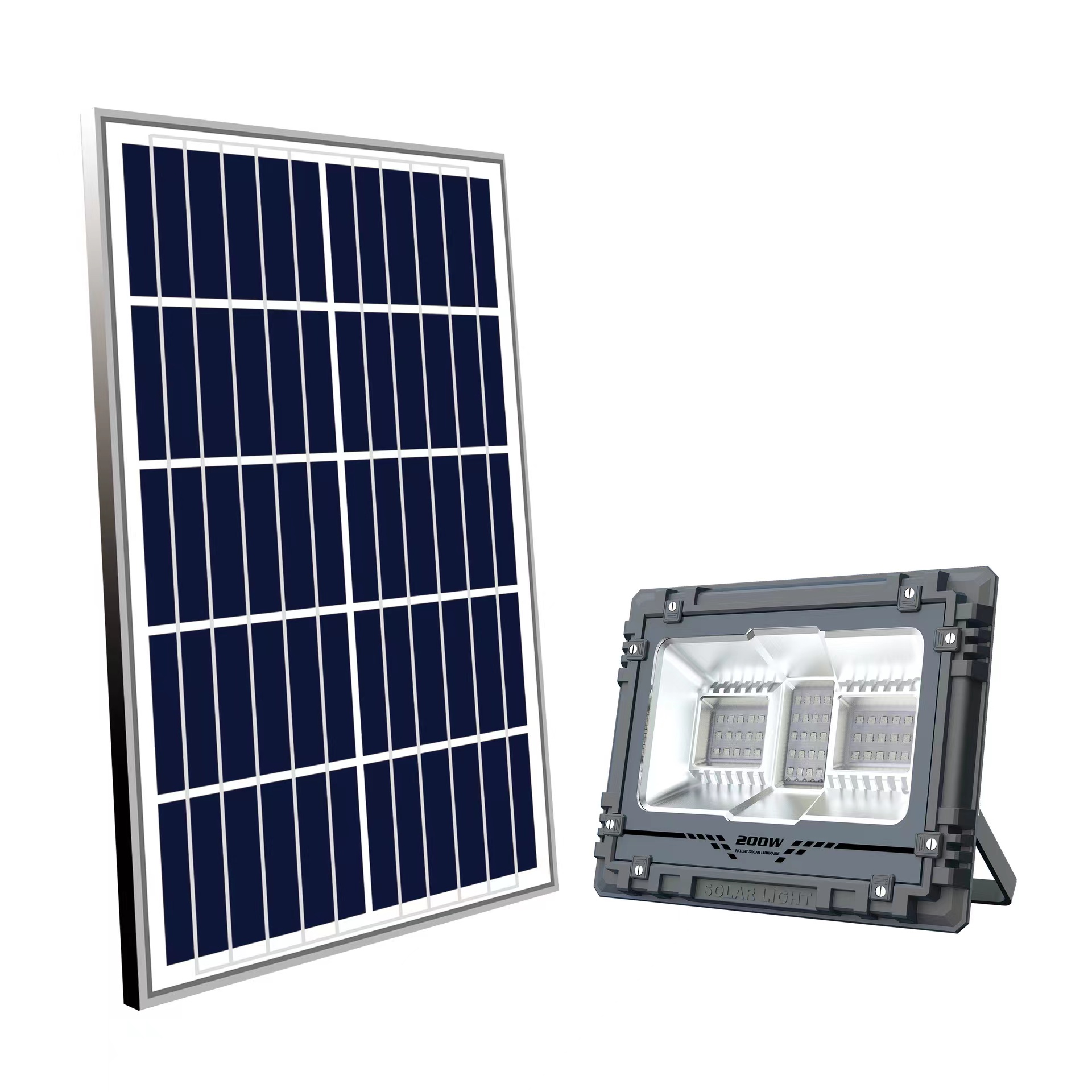 Alien solar floodlight RGB full-color ambient light Music Colorful Rhythm courtyard LED high-brightness portable floodlight APP dimming pic 1