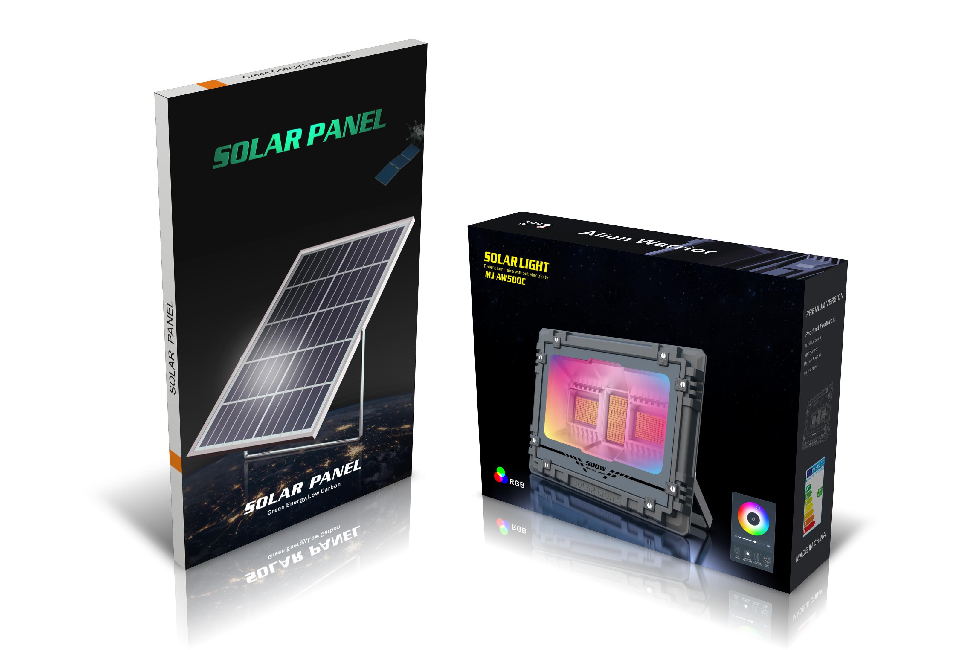Alien solar floodlight RGB full-color ambient light Music Colorful Rhythm courtyard LED high-brightness portable floodlight APP dimming pic 3