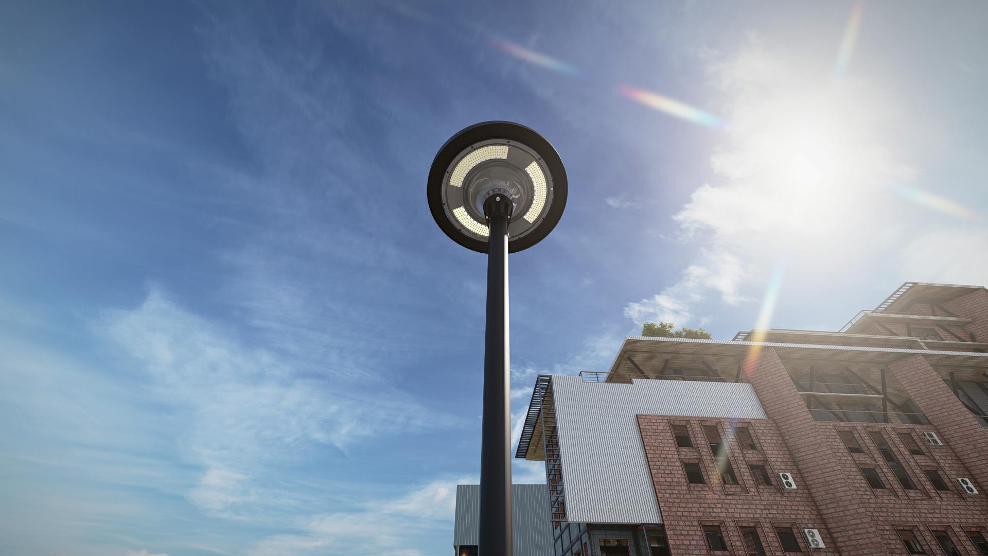 Explore the No. 1 solar energy courtyard, square, park walkway, home garden, RGB Bluetooth, seven-color music, villa, solar light APP, dynamic dimming pic 7