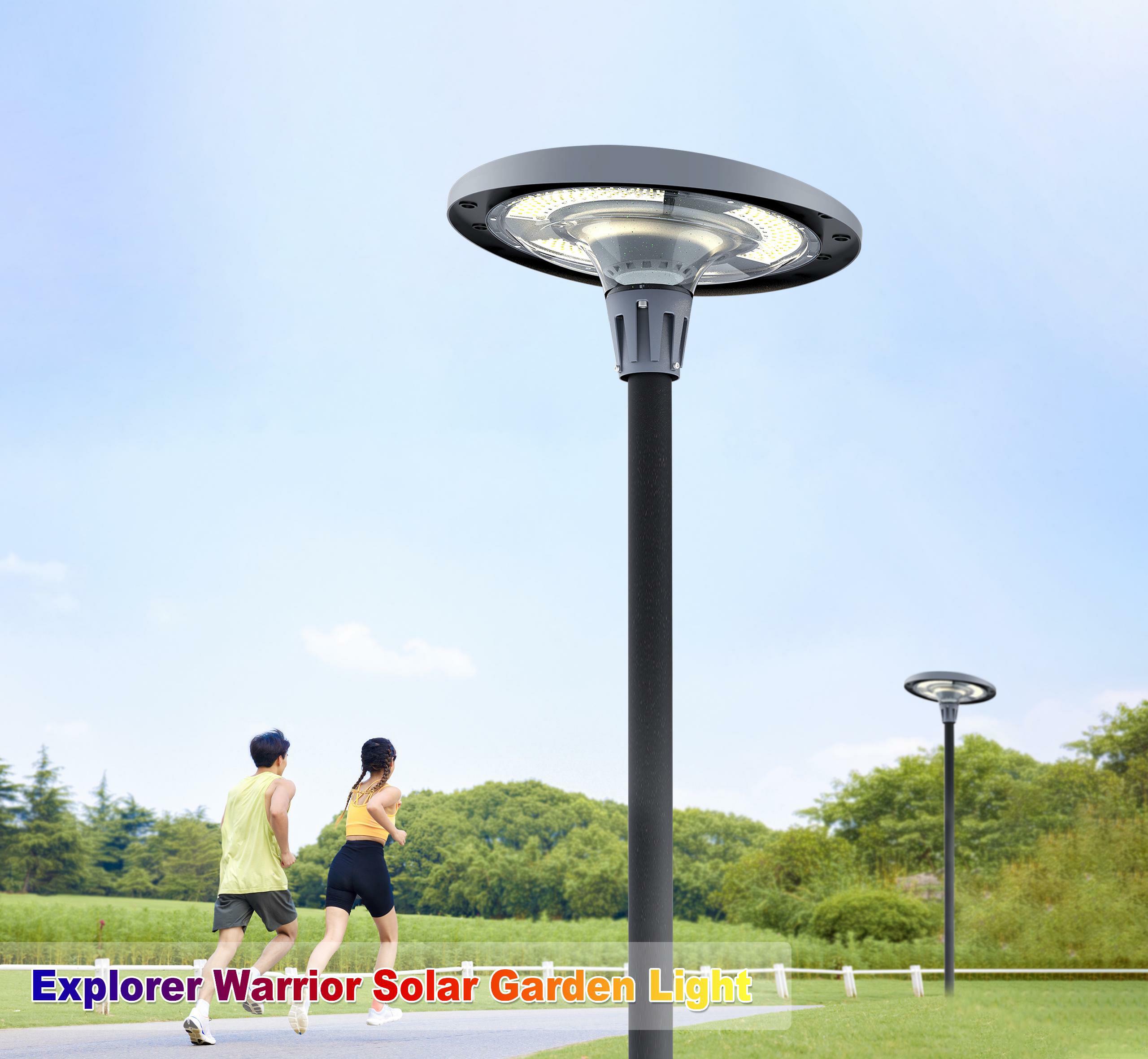 Explore the No. 1 solar energy courtyard, square, park walkway, home garden, RGB Bluetooth, seven-color music, villa, solar light APP, dynamic dimming pic 5
