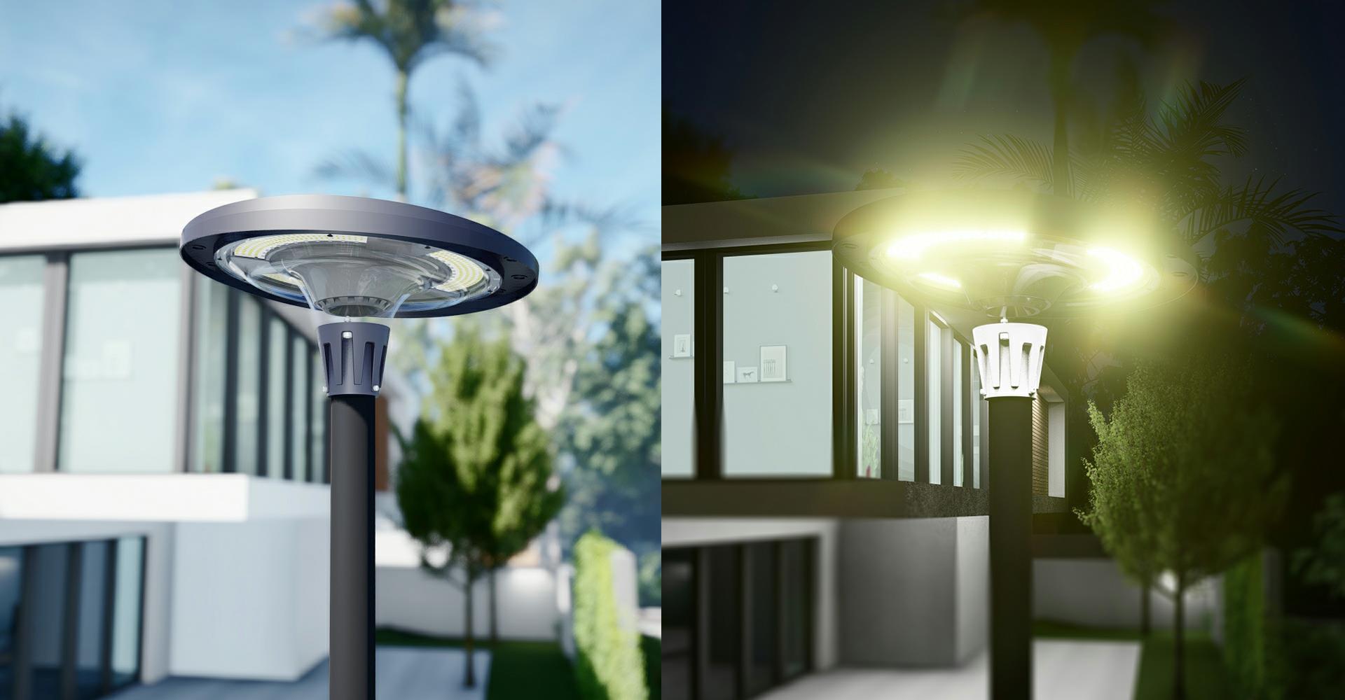 Explore the No. 1 solar energy courtyard, square, park walkway, home garden, RGB Bluetooth, seven-color music, villa, solar light APP, dynamic dimming pic 10