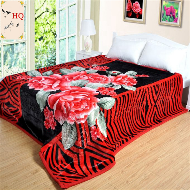 True Love blanket Laschel printed blanket thickened to keep warm foreign trade special blanket Winter blanket double blanket for bed stock blanket thumbnail
