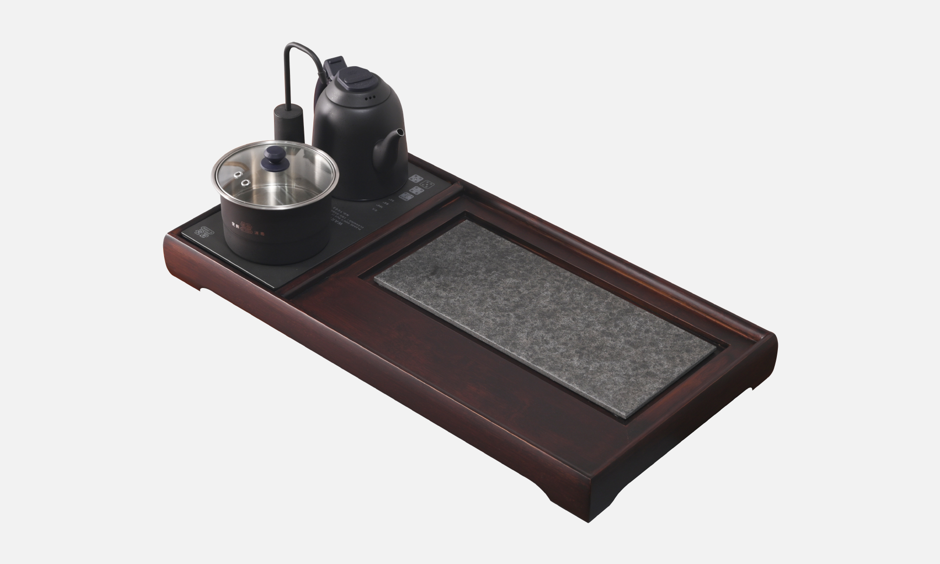 至为家居严选茗砚四合一茶盘系列楠竹茶器茶道配件家具套装家居楠竹详情1