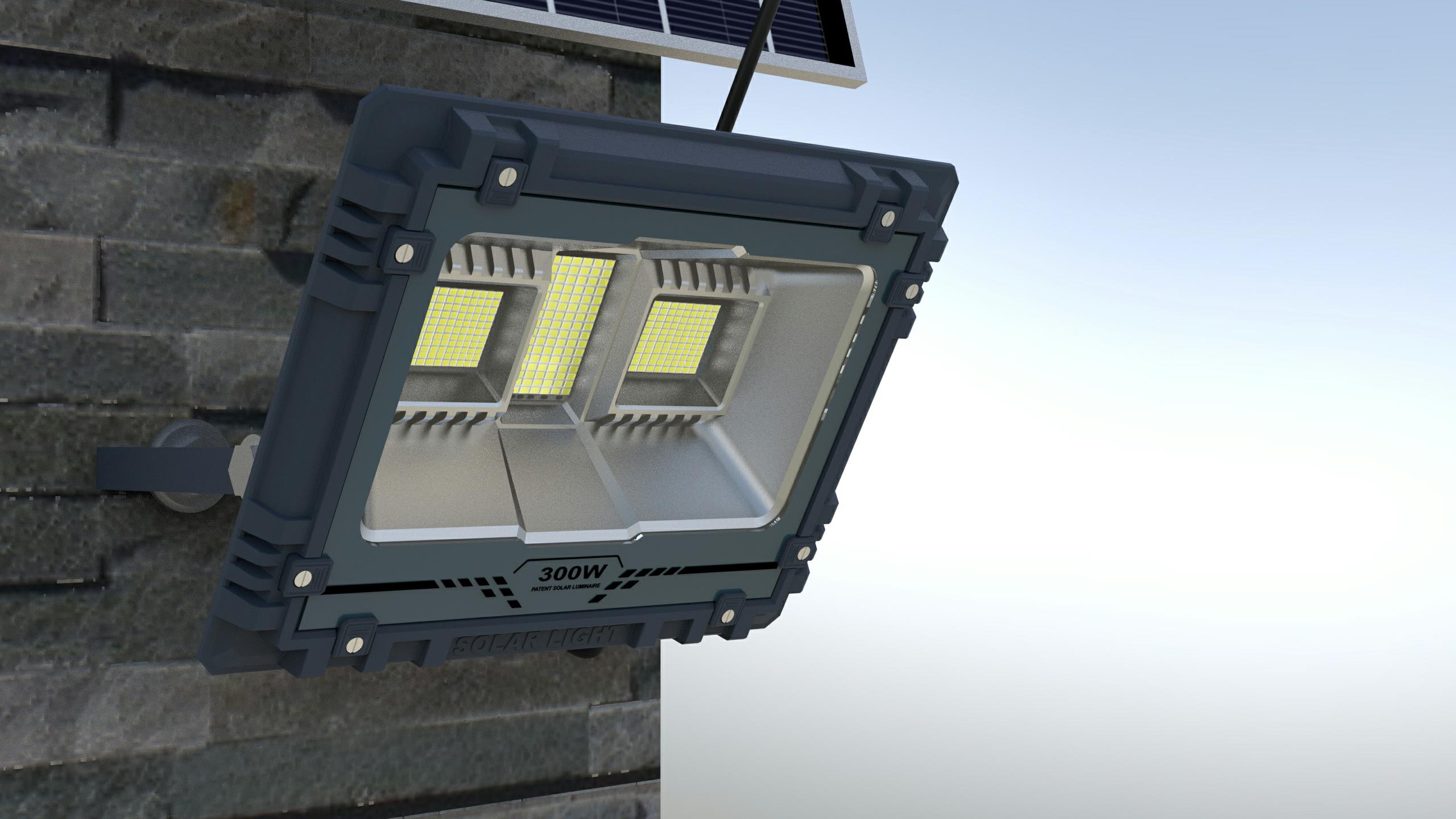 Alien solar floodlight Outdoor courtyard LED high-brightness portable solar lamp white optical wide-angle pic 7