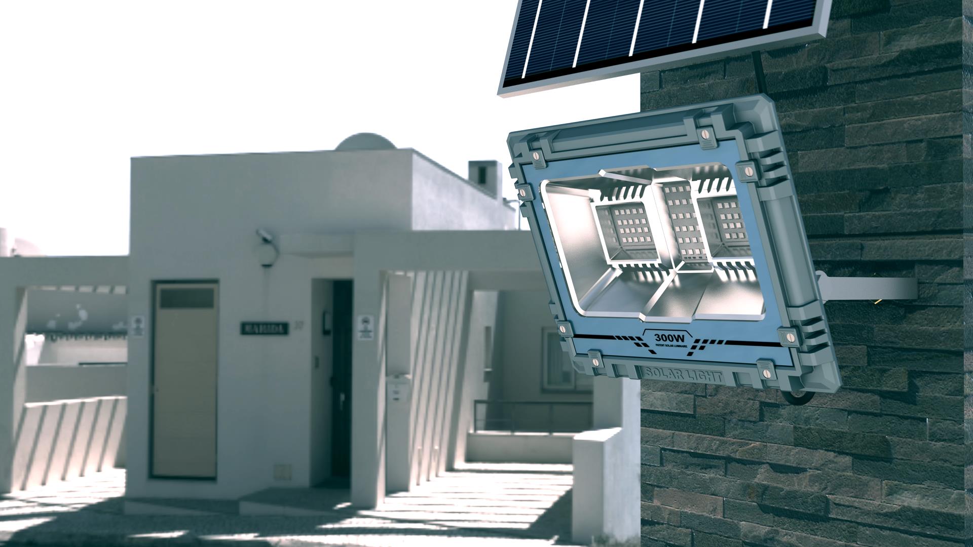 Alien solar floodlight RGB full-color ambient light Music Colorful Rhythm courtyard LED high-brightness portable floodlight APP dimming pic 8