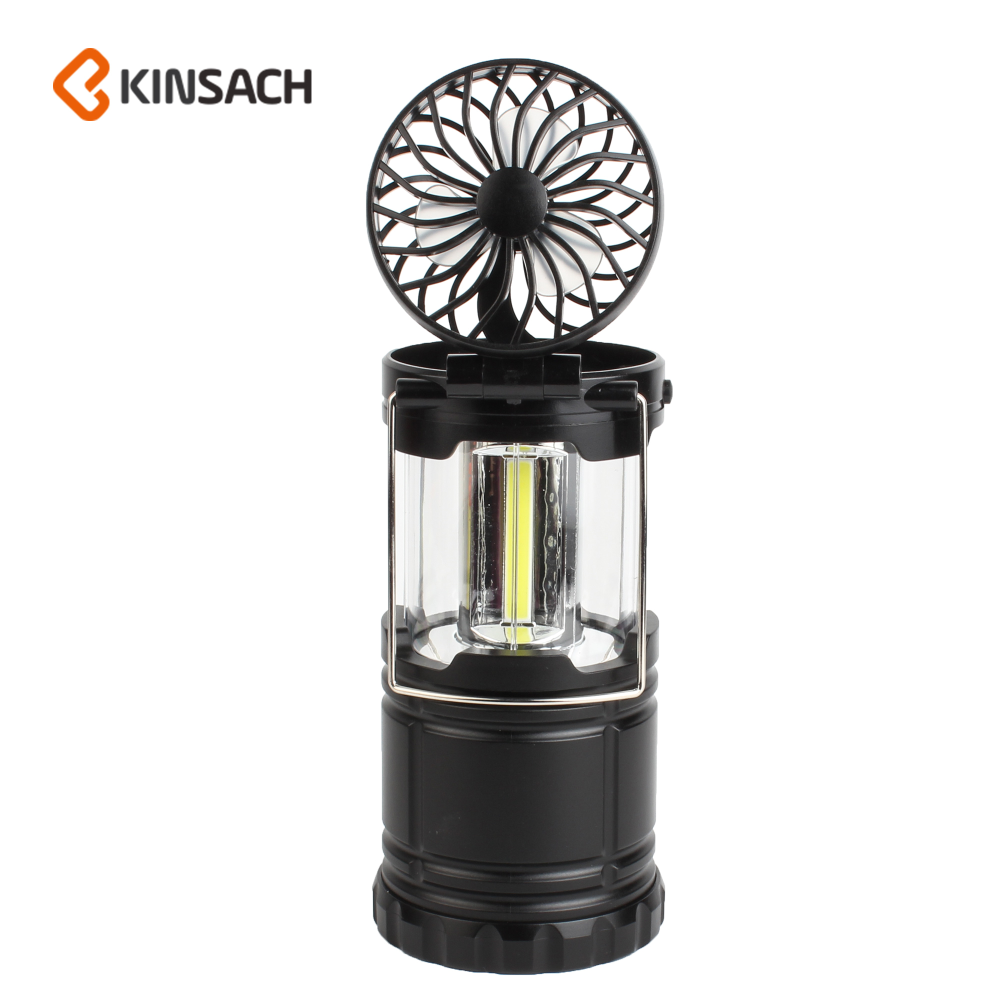 2-in-1 COB Camping light Outdoor tent Fan Camping light Camping portable light fan light