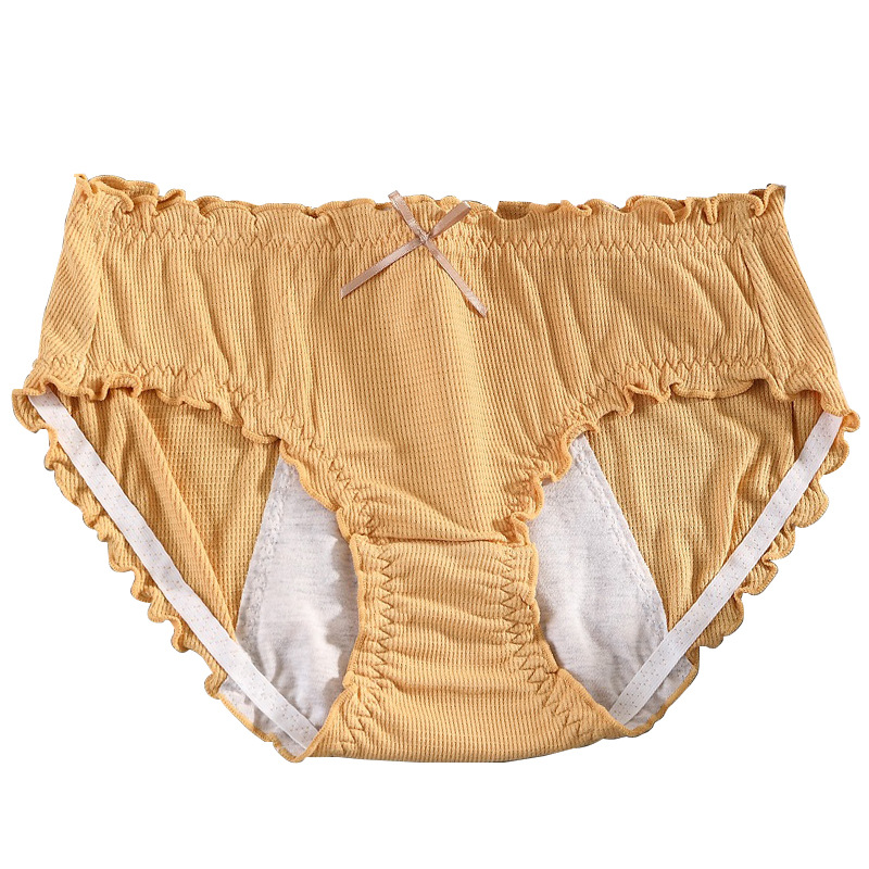 Plus Size 200 Kg Physiological Underwear Women Modal Cotton Japanese Waffle Period Leak Proof Pure Cotton Anti-Bacterial Crotch Underwear Item Picture