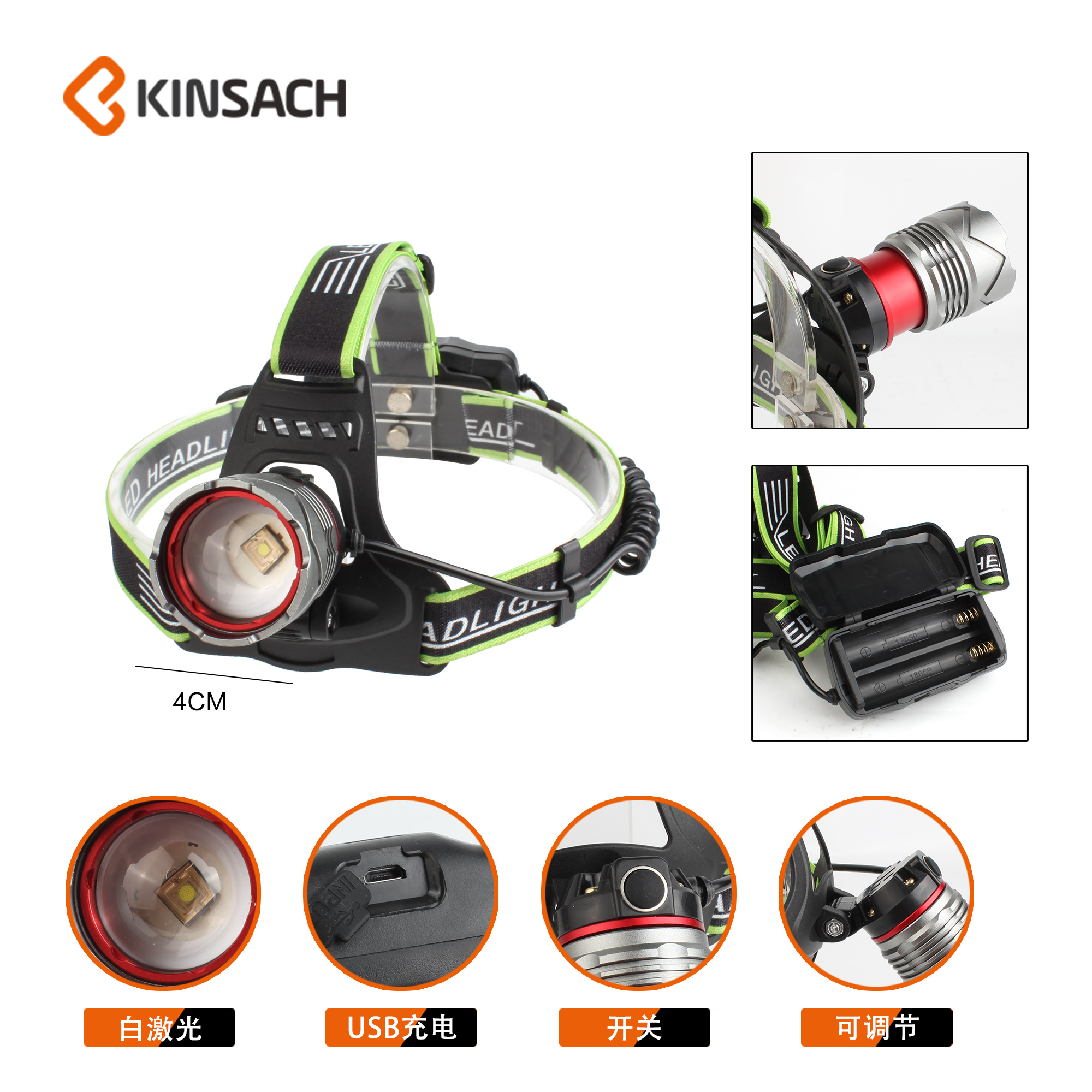 The new sensor headlamp is a powerful charging night fishing headlamp with a 45W infrared sensor headlamp for outdoor night fishing adventure details Picture