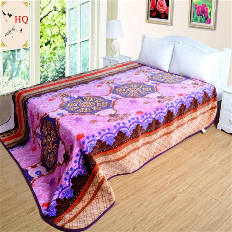 True Love blanket Raschel printed blanket thickened Winter blanket double blanket in stock for bed