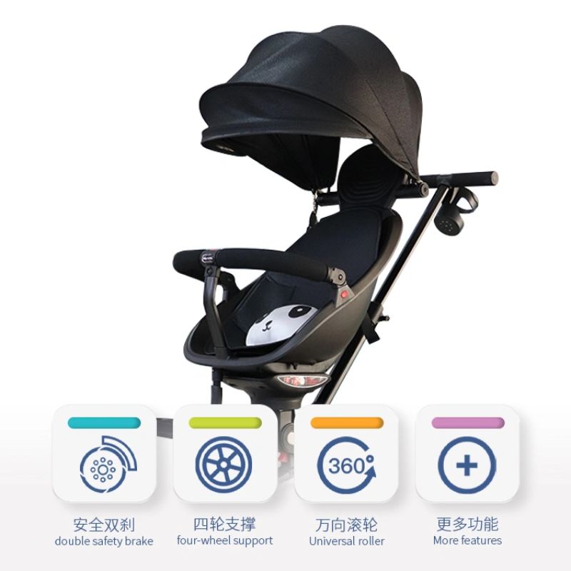 SUMY baby stroller, a portable and foldable stroller for children aged 3 to 6, can be used for sitting or lying down Application Scenario