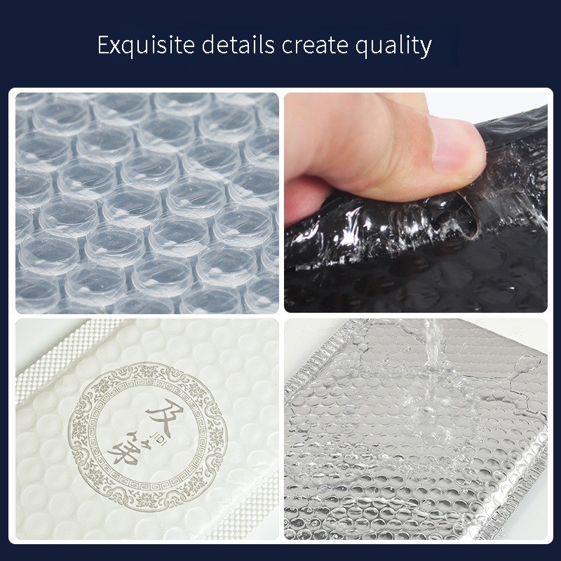 Multi-color printing PE pearlized film bubble bag printing thickened shock proof bubble bag waterproof envelope foam bag Application Scenario