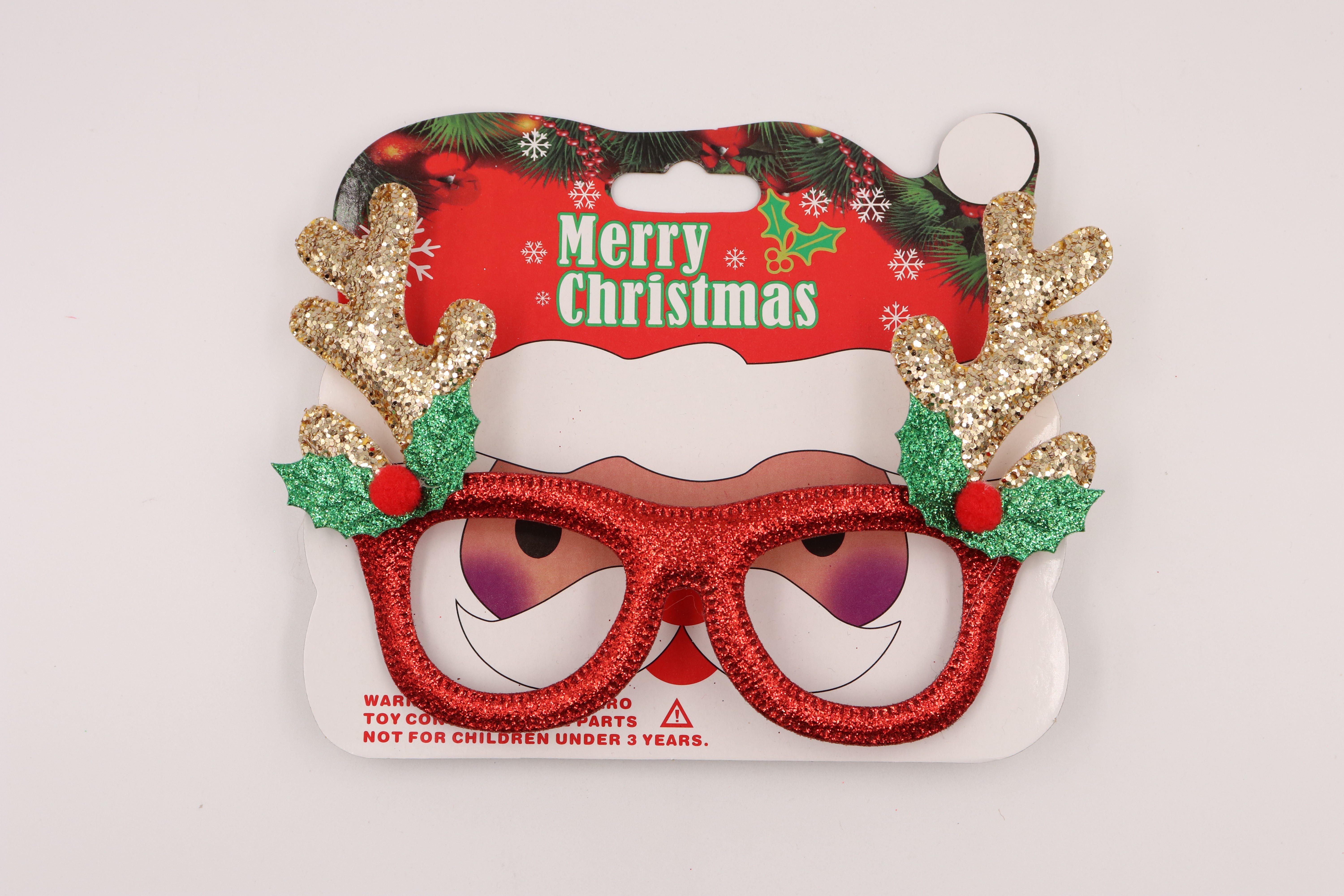 2023新款圣诞眼镜装饰成人儿童聚会派对用品拍照道具圣诞节眼镜框详情1