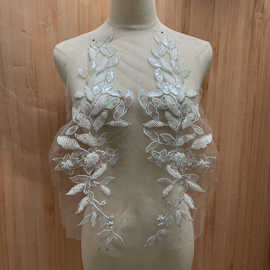 Bead flower bead embroidery tube bead embroidery, bead embroidery flower matching pic 2