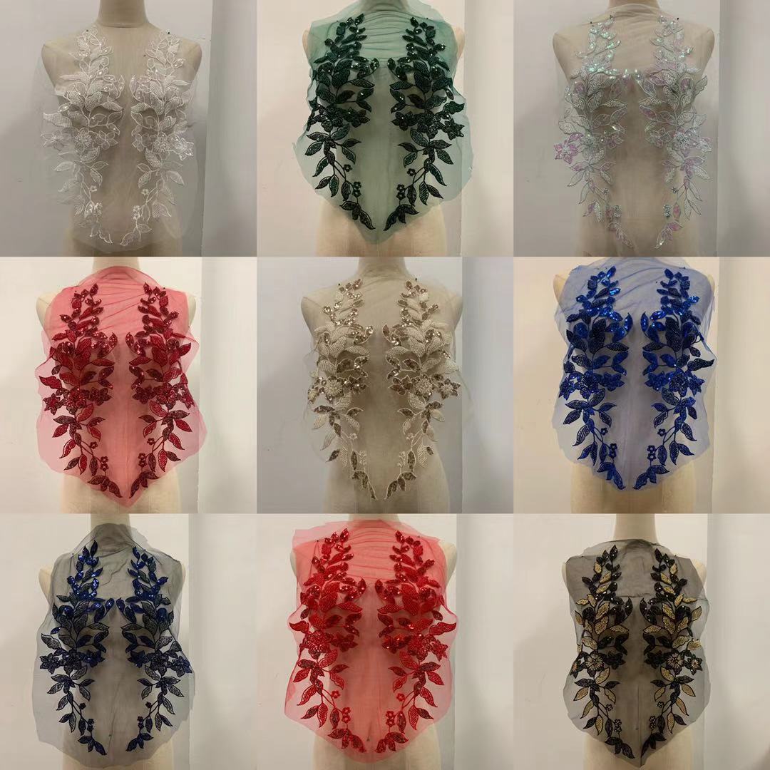 Bead flower bead embroidery tube bead embroidery, bead embroidery flower matching pic 14