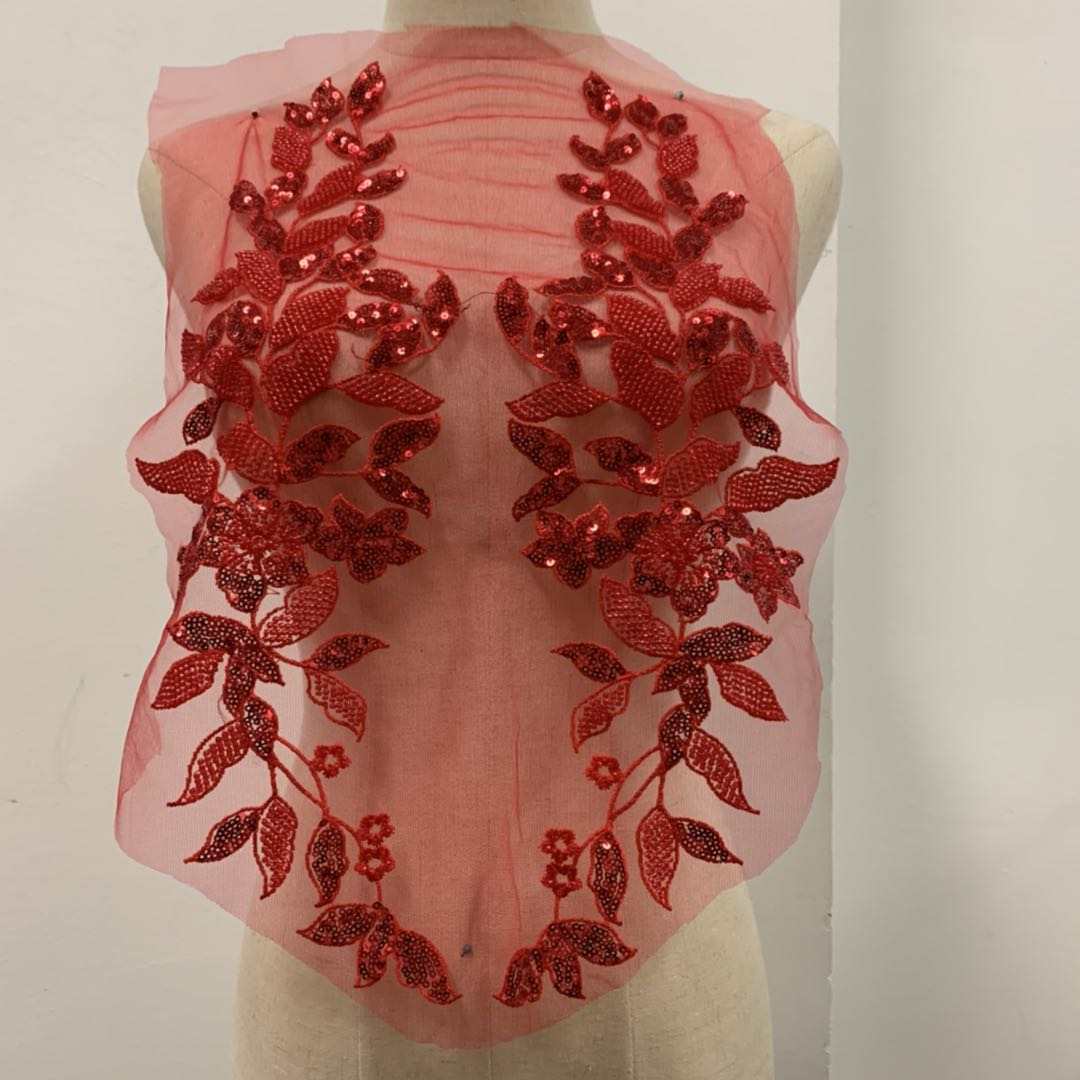 Bead flower bead embroidery tube bead embroidery, bead embroidery flower matching pic 12