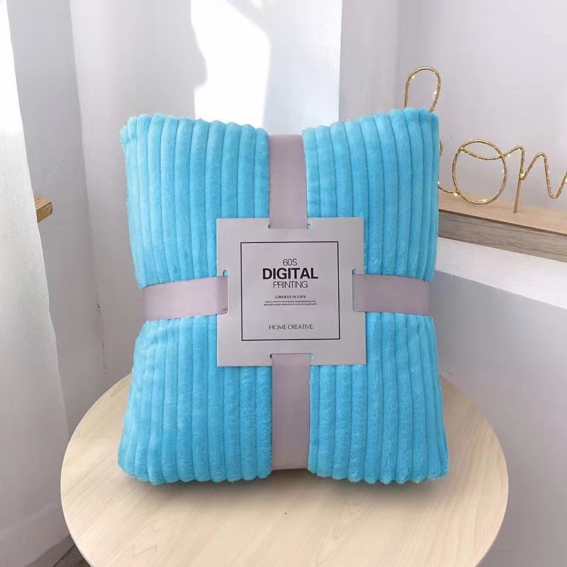 Single Drawn Blanket Autumn/Winter Cover Blanket 200Cmx230cm Blue Please Consult Before Placing An Order