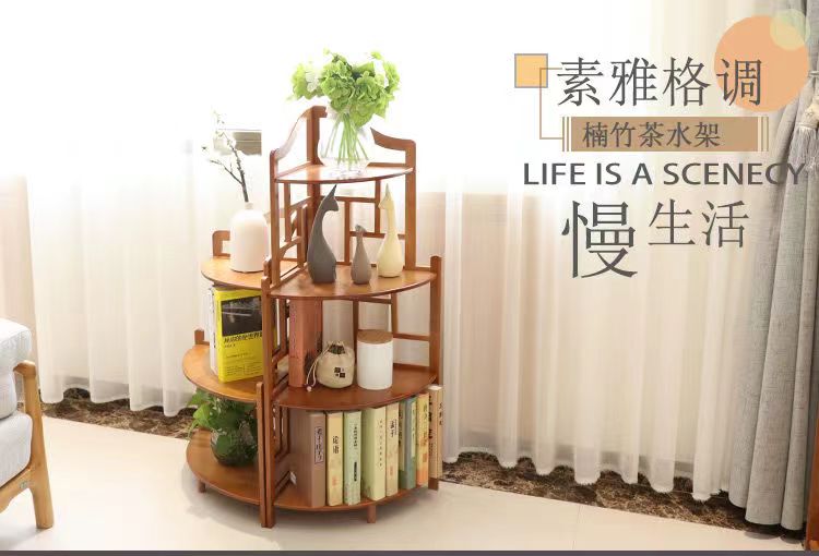 花架子客厅室内花盆架落地式墙角转角落架实木阳台绿萝花架置物架详情2