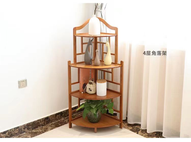 花架子客厅室内花盆架落地式墙角转角落架实木阳台绿萝花架置物架详情5