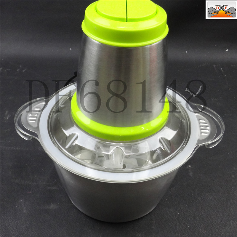 DF68148      料理器不锈钢电动绞肉机家用厨房工具绞菜器绞馅打肉    DF TRADING HOUSE详情4