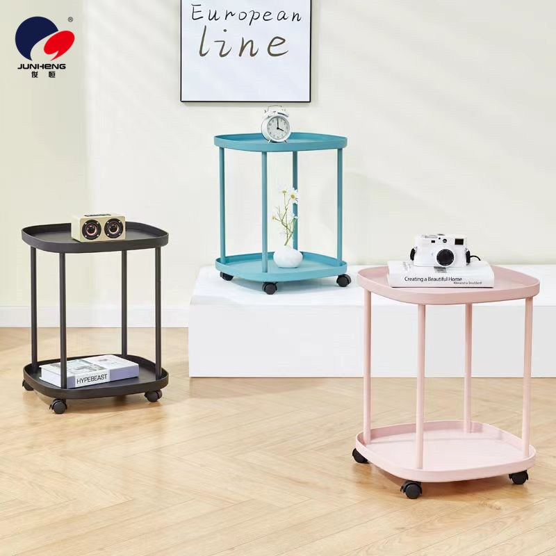 Small-sized wheeled storage cabinet, ins living room storage cabinet, snack cabinet, mobile side table, small coffee table, Nordic bedside table Application Scenario