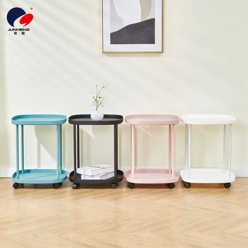 Small-sized wheeled storage cabinet, ins living room storage cabinet, snack cabinet, mobile side table, small coffee table, Nordic bedside table Item Picture