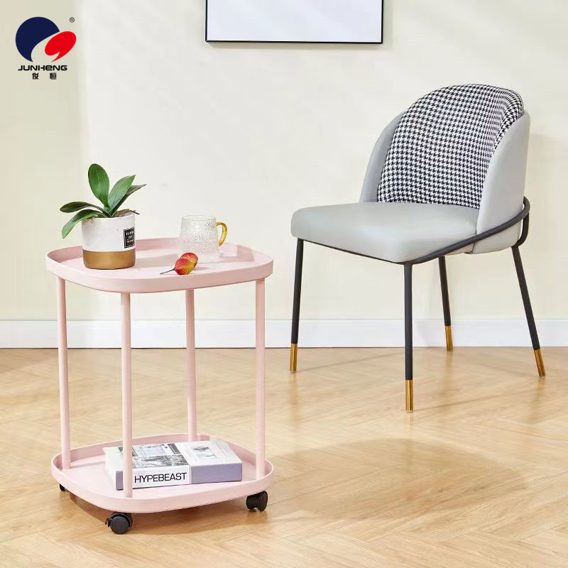 Small-sized wheeled storage cabinet, ins living room storage cabinet, snack cabinet, mobile side table, small coffee table, Nordic bedside table details Picture