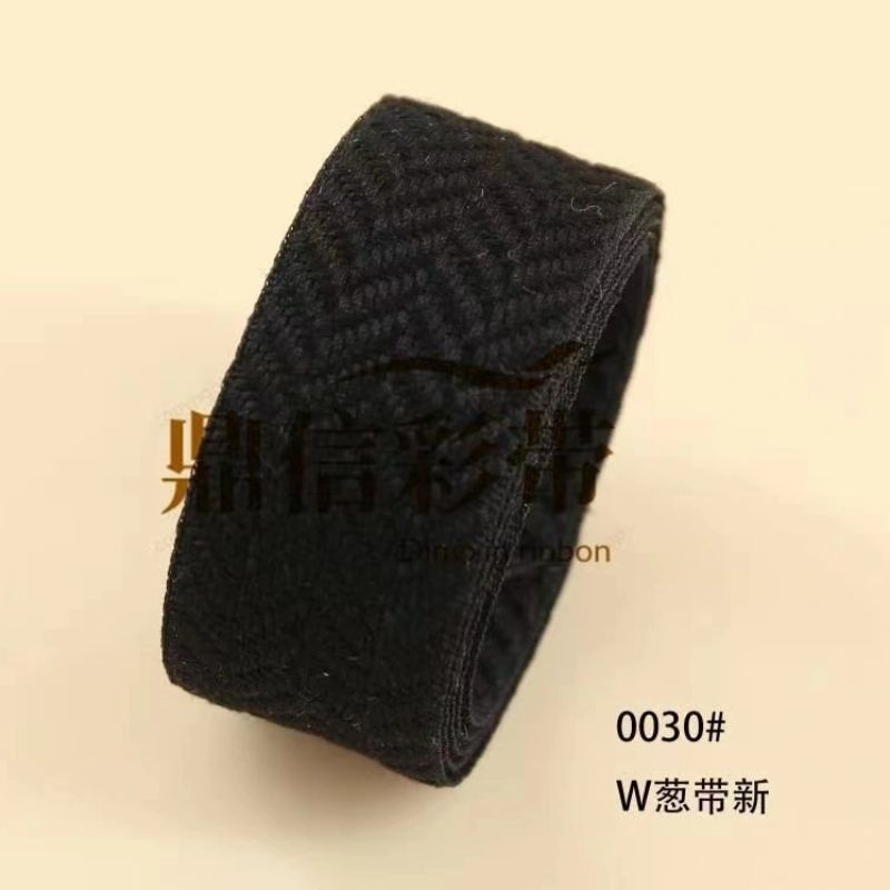 Korean premium V-shaped black onion fabric lace ribbon factory direct sales for export 100Y Item Picture